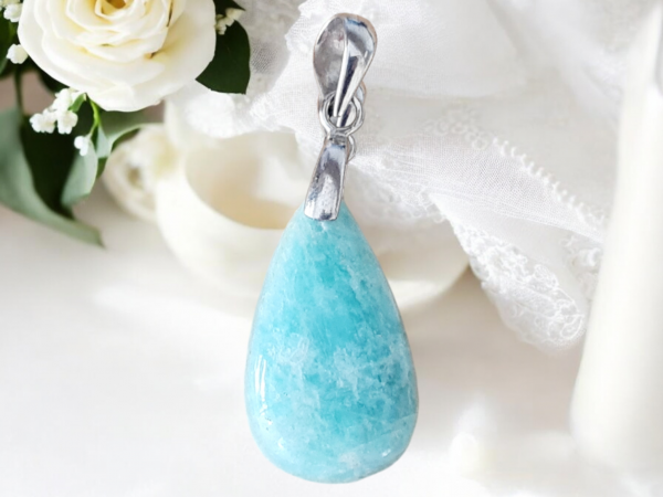 pendentif amazonite goutte